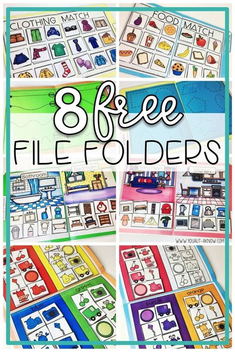 Free Printable File Folder Games For Special Education